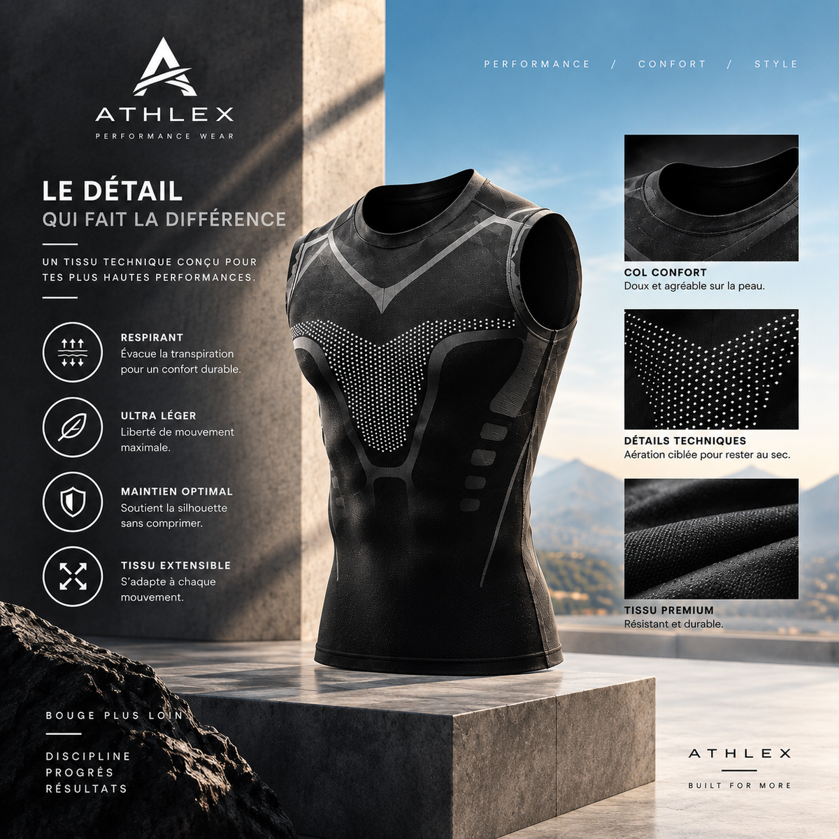 Débardeur Compression Active